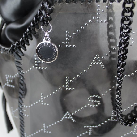 NEW STELLA MCCARTNEY Tote Small Monogram PVC Tote - Picture 6 of 16